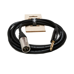 Изображение SHNOOR IC124-XMJM-1,5m Микрофонный кабель с разъёмами XLR папа Jack 1,5м
