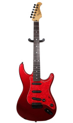 Изображение Anboy Odyssey Stratocaster OS-55 Japan Электрогитара б/у, s/n 5018046, SSS, Candy Apple Red, Красный