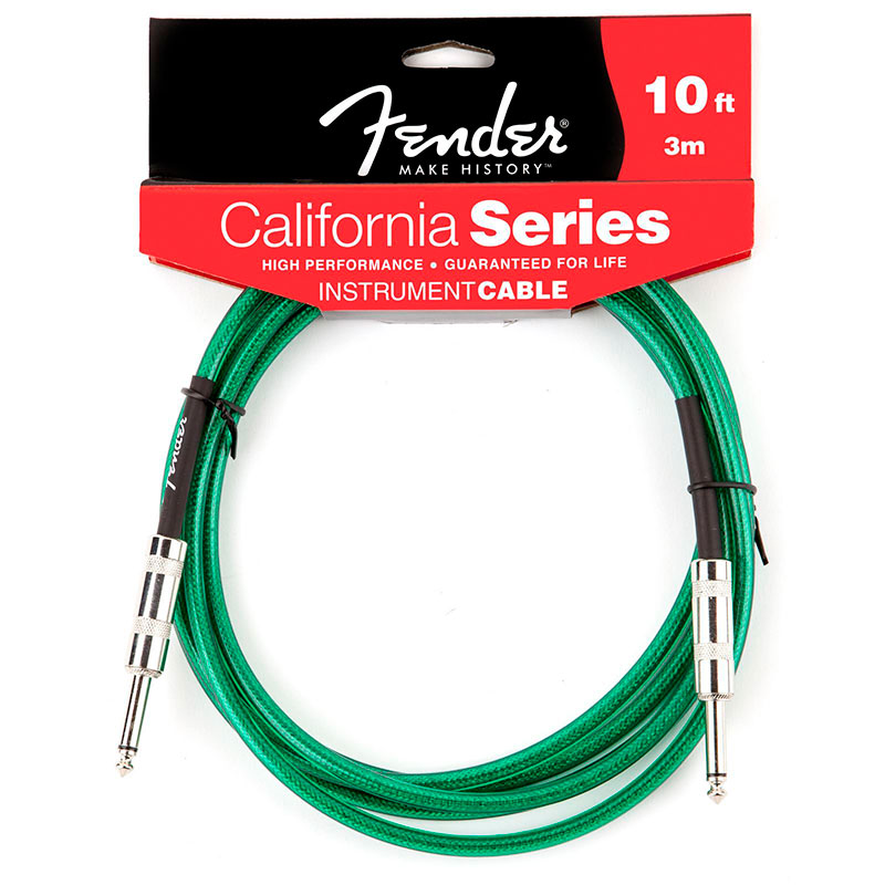 Изображение FENDER CALIFORNIA 10" Инструментальный кабель 3 м.