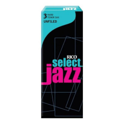 Изображение D'ADDARIO RICO RRS05TSX3H Select Jazz Трости для саксофона тенор, размер 3, жесткие (Hard)