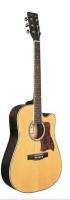 Изображение CARAYA F641 Акустическая гитара, с вырезом, цвет натуральный