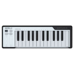 Изображение ARTURIA Microlab Black - MIDI-клавиатура 25 клавиш, цвет черный