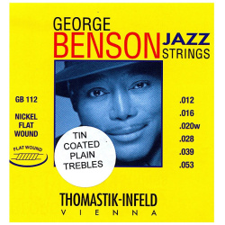Изображение Thomastik George Benson jazz strings GB112 (12-53) Струны для электрогитары
