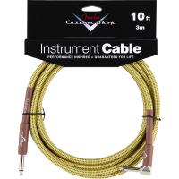 Изображение FENDER CUSTOM SHOP 10' ANGLE INSTRUMENT CABLE TWEED Инструментальный кабель, 3 м. в оплетке