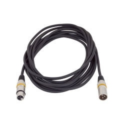 Изображение Rockcable RCL 30353 D7 Микрофонный кабель XLR(M) - XLR(F), 3m