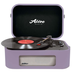 Изображение Alive Audio STORIES Lilac Виниловый проигрыватель c Bluetooth