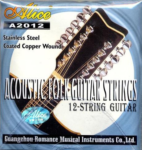 Изображение ALICE A2012 010-050 Струны для 12-струнной гитары 