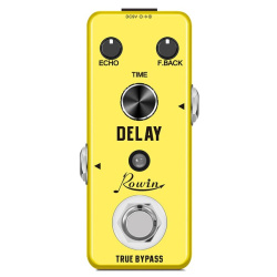 Изображение Rowin LEF-314 Analog Delay Pedal Педаль гитарная Delay, Желтая