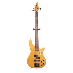 Изображение Schaller Rockoon RB-65A Precision Jazz Bass Бас-гитара б/у, Натуральный, Наклейка Bones