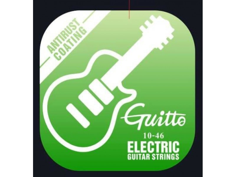 Изображение Guitto GSE-010 Комплект струн для электрогитары 010-046, с покрытием