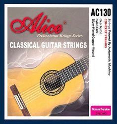 Изображение ALICE AC130-N Комплект струн для классической 6-струнной гитары, нейлон/посеребренная медь
