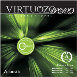 Изображение VIRTUOZO 00700.PRO CLEARTONE Струны для акустической гитары 010-047, Фосфор-Бронза