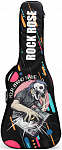 Изображение ROCK ROSE MY-604 (41") Чехол для акустической гитары (Цветной: звёзды, king of rock, череп, майя) 